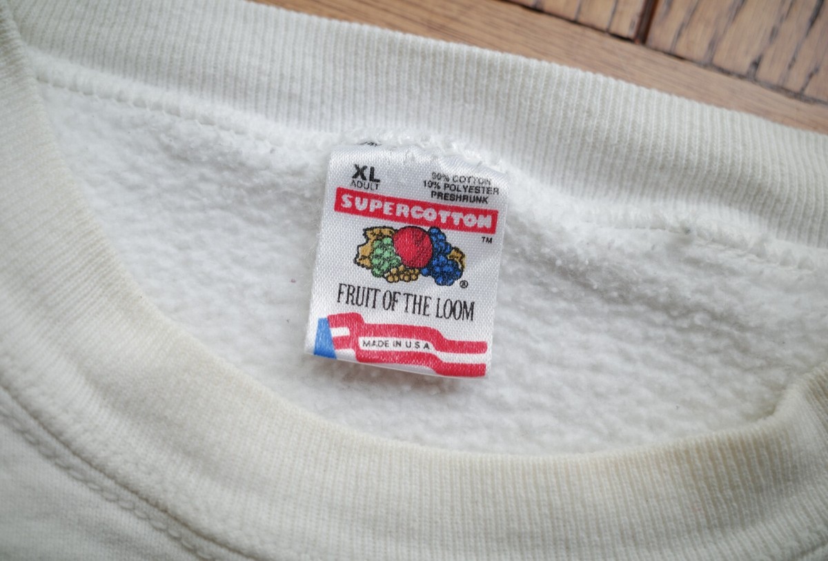 Vintage 90's Nike Town Chicago Crewneck Sweatshirt White Size XL