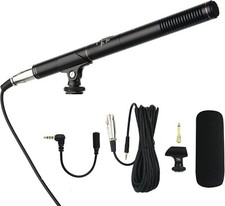 Professional Condenser Microphone - Video DSLR Camera Interview Recording Mic