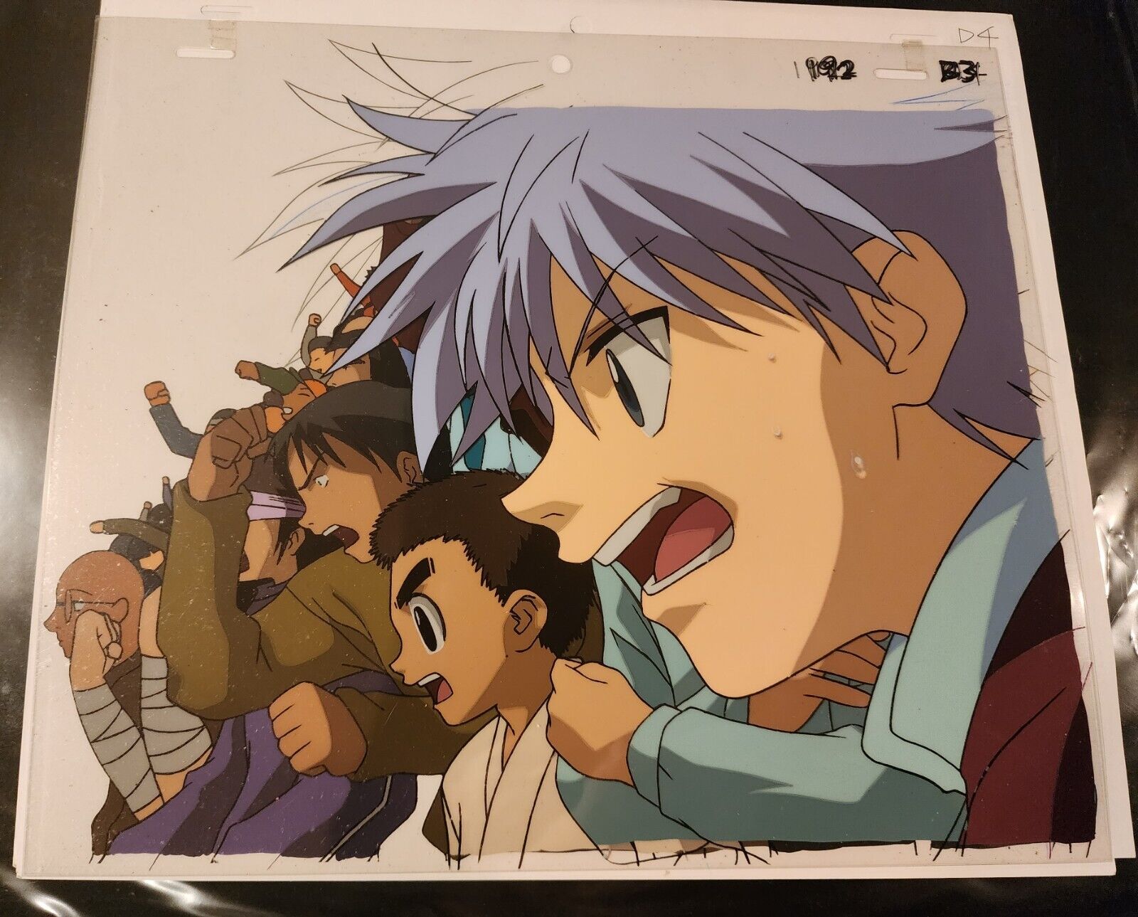 Hunter x Hunter Killua Zoldyck Production Cel A2, Douga, Painted Background  Nippon Animation, c. 1999-2001. Total 2 Original Art by Nippon Animation  on artnet