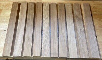10 massive Eiche Hartholz Holz Abschnitte 500 mm x 22 mm x 50 mm