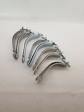 B-Line B2017 4" Plated Rigid Pre-Assembled Conduit Strut Strap, lot of 8