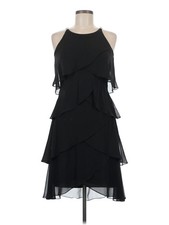 S.L. Fashions Women Black Cocktail Dress 6