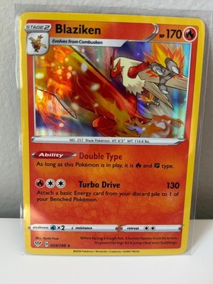 Blaziken 024/189 Holo Rare Darkness Ablaze Pokemon Near Mint