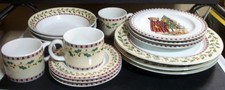 Sakura Debbie Mumm CHRISTMAS BEARS 15 pcs Plates, Bowls, Cups  Saucers