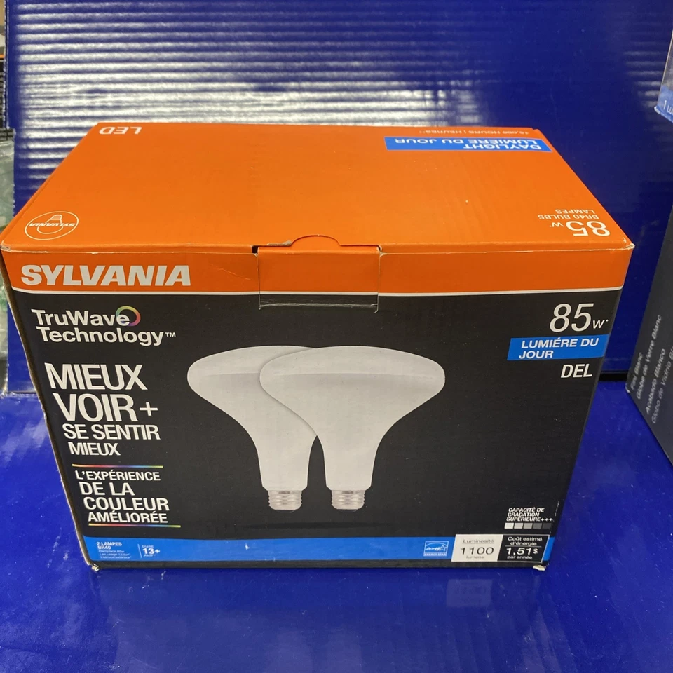 Sylvania 85-Watt Equivalent BR40 Dimmable LED Light Bulb in 1100 Lumens - Image 3 of 4