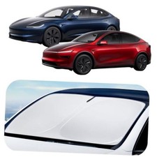 Spigen ZeroGap Windshield Sunshade for Tesla Model Y 3, Maximum UV Model 3/Y
