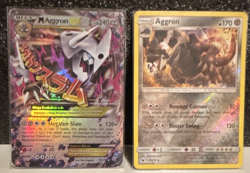 M AGGRON PRIMAL CLASH 94/160 AGGRON CRIMSON INVASION 67/111