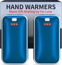 Lerat Hand Warmers Rechargeable, 2 Pack Electric Hand Warmer, Reusable Portable 
