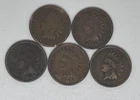 1891 1896 1900 1906 1907 Indian Head Cent Lot of 5
