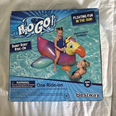 H2O Go Dandy Dodo Ride On 50x44x35'' Ages 3+ New