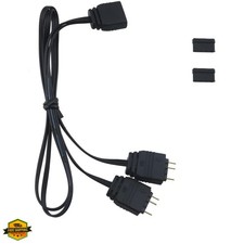 ARGB Splitter Cable 33.5cm/13.19inch 5V 1 Female to 2 Male 3 Pin ARGB Extensi...