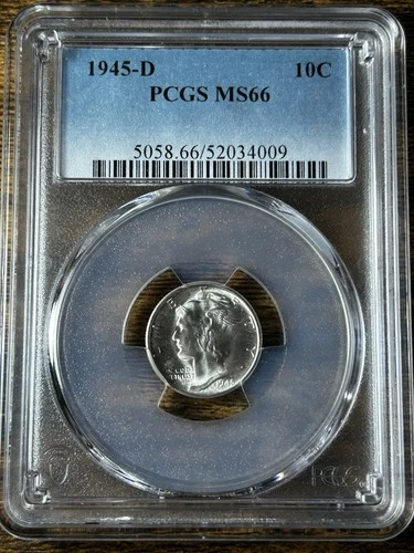 1945-D PCGS MS66 Blast White
