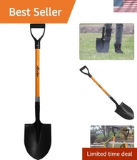 41-Inch Heavy-Duty Digging Shovel with Ergonomic Handle for Landscaping & Garden