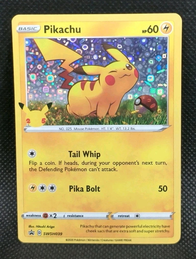 Pikachu SWSH039 SWSH: Sword & Shield Promo Cards for sale | eBay