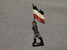 Elastolin Fahnenträger mit beweglicher Fahne