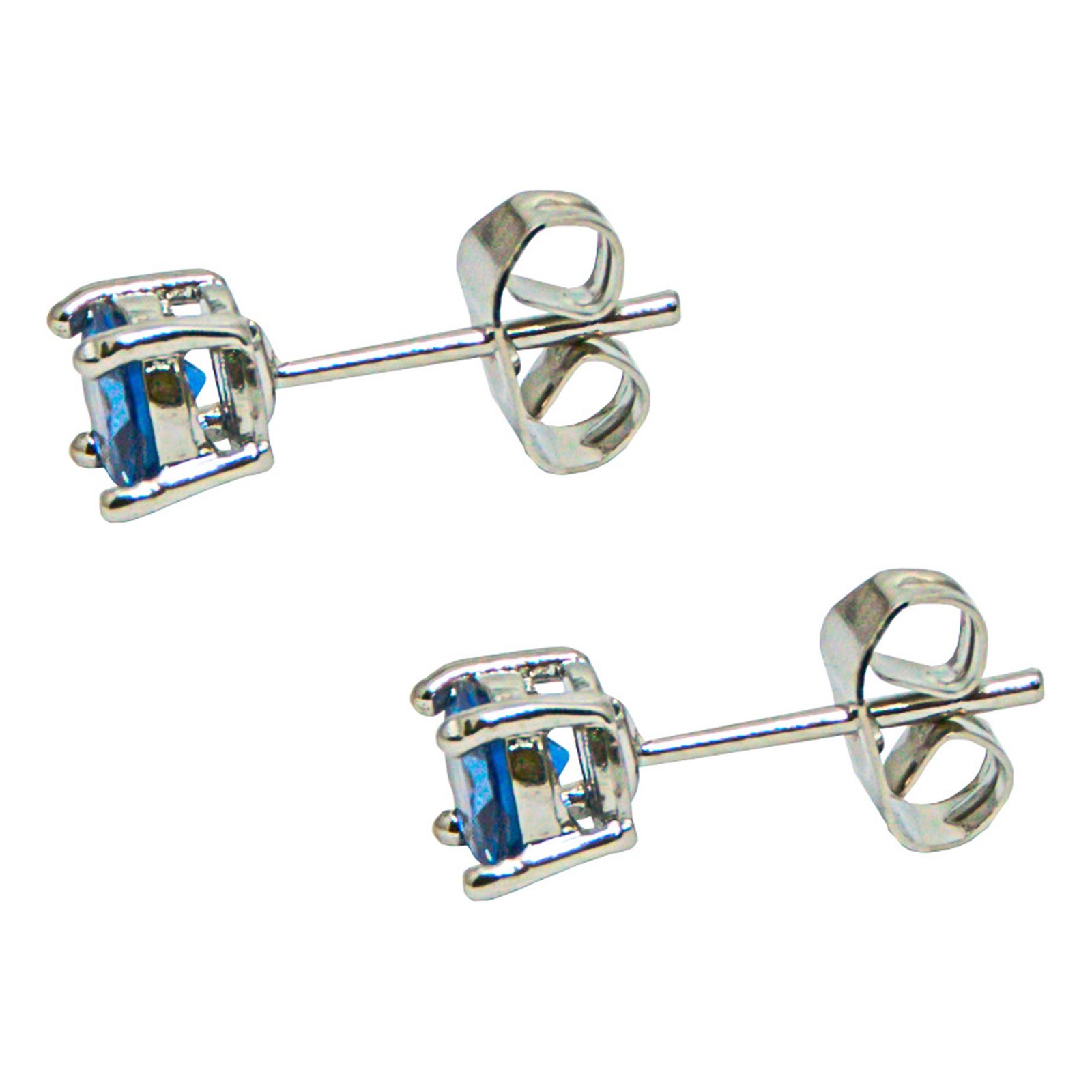 The Skyline Collection September Birthstone Blue Sapphire Heart Jewelry Set