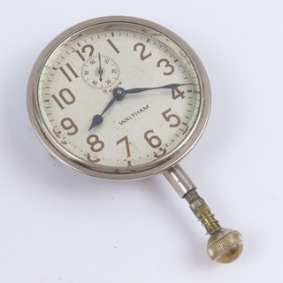 Waltham 8 Day Automobile Complete Clock w/ Stem & Crown
