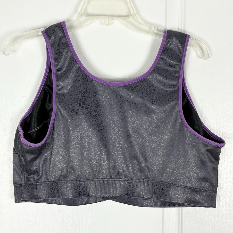 Nuevo sin etiquetas Sujetador deportivo ENELL NL100 para mujer gancho frontal de alto impacto satinado sin cables 6 42 Foto 2 de 4