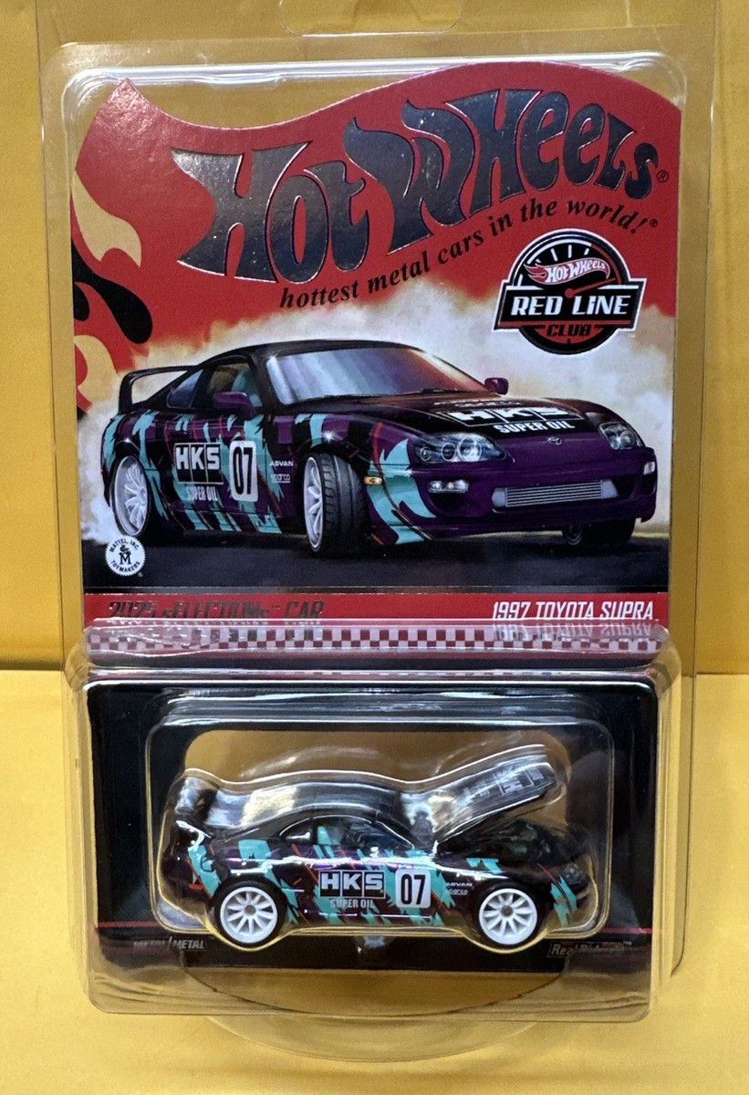 2025 Hot Wheels Redline Club Selections Car 1997 Toyota Supra In