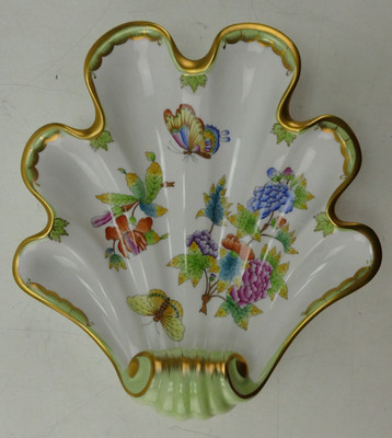 Herend Victoria 7444 V 60 einpassige Cabaret Muschel Schale 18x22 cm KT-1270