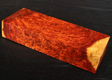 Highly Figured Amboyna Burl Exotic Wood Turning Blank 90 230 40 mm 390