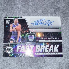 2020-21 Panini Mosaic - Robert Woodard II #FB-RWO Kings Rookie Fast Break Auto