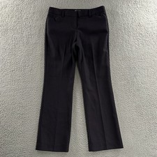 Express Womens Pants Blue Red Multicolor Size 6 Editor Career Polyester Blend