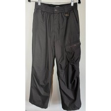 ZeroXposur Boys Snowpants Size L Black Platinum Cargo Insulated Winter Ski Snow