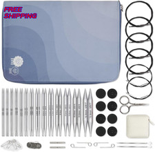 KnitPro Nova Grande Interchangeable Needle Set 5" 13cm 14 US Sizes 2.5 to 17 NEW
