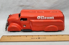 BH Stunning Circa 1937 Wyandotte Gasoline Oil Tank Truck Customized Oilzum