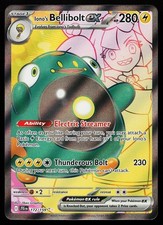 Iono's Bellibolt ex 172/159 Holo Ultra Rare Journey Together Pokemon Card