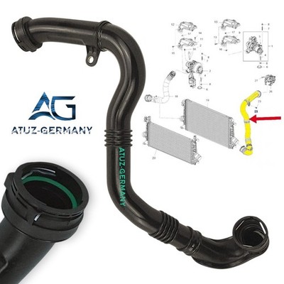 Original AG  turbo hose for Opel Zafira Tourer C 1.6 CDTi 39202874