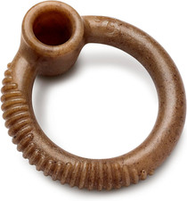 Ring Durable Dog Chew Toy for Aggressive Chewers, Real Bacon, Made in USA, Mediu