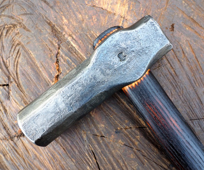 GERMANY 3.3LB FORGING DOG HEAD ''MESSER'' BLACKSMITH HAMMER ANVIL KNIFE BLADE SAW