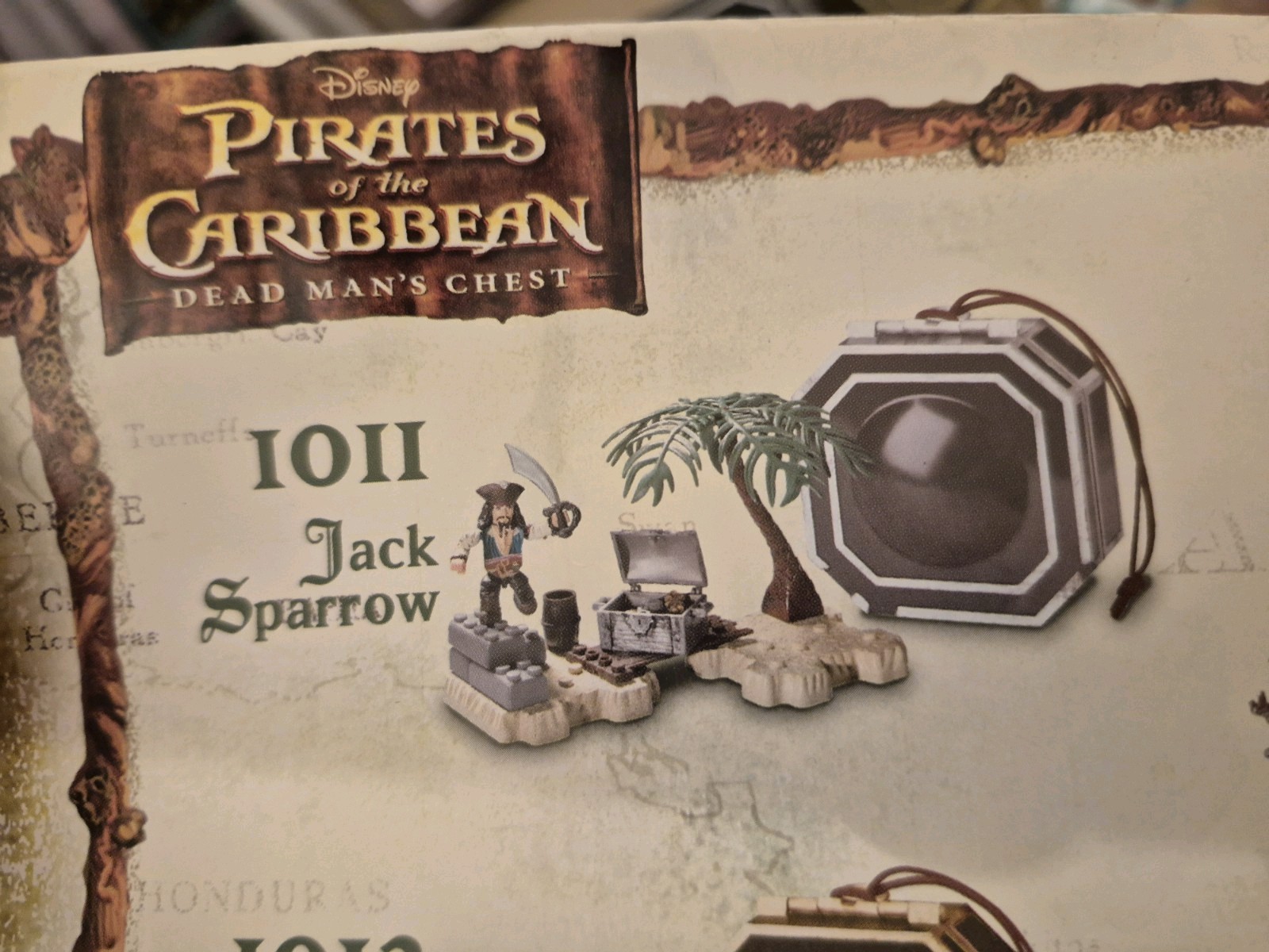 Pirates Of The Caribbean Jack Sparrow Mega Blocks Set 1011