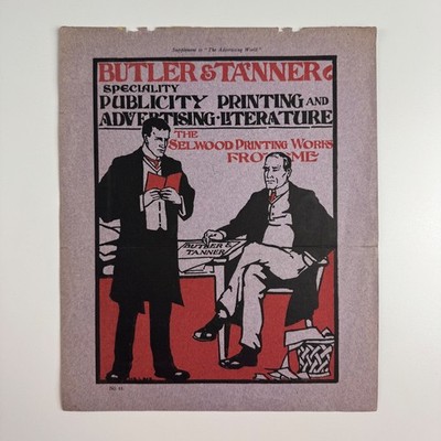 Bogen Butler & Tanner Spezialwerbedruck Selwood Druckereien Frome