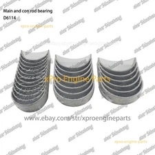 D6114 Main Bearing and Connecting Rod Bearing For Shang chai Engine Parts
