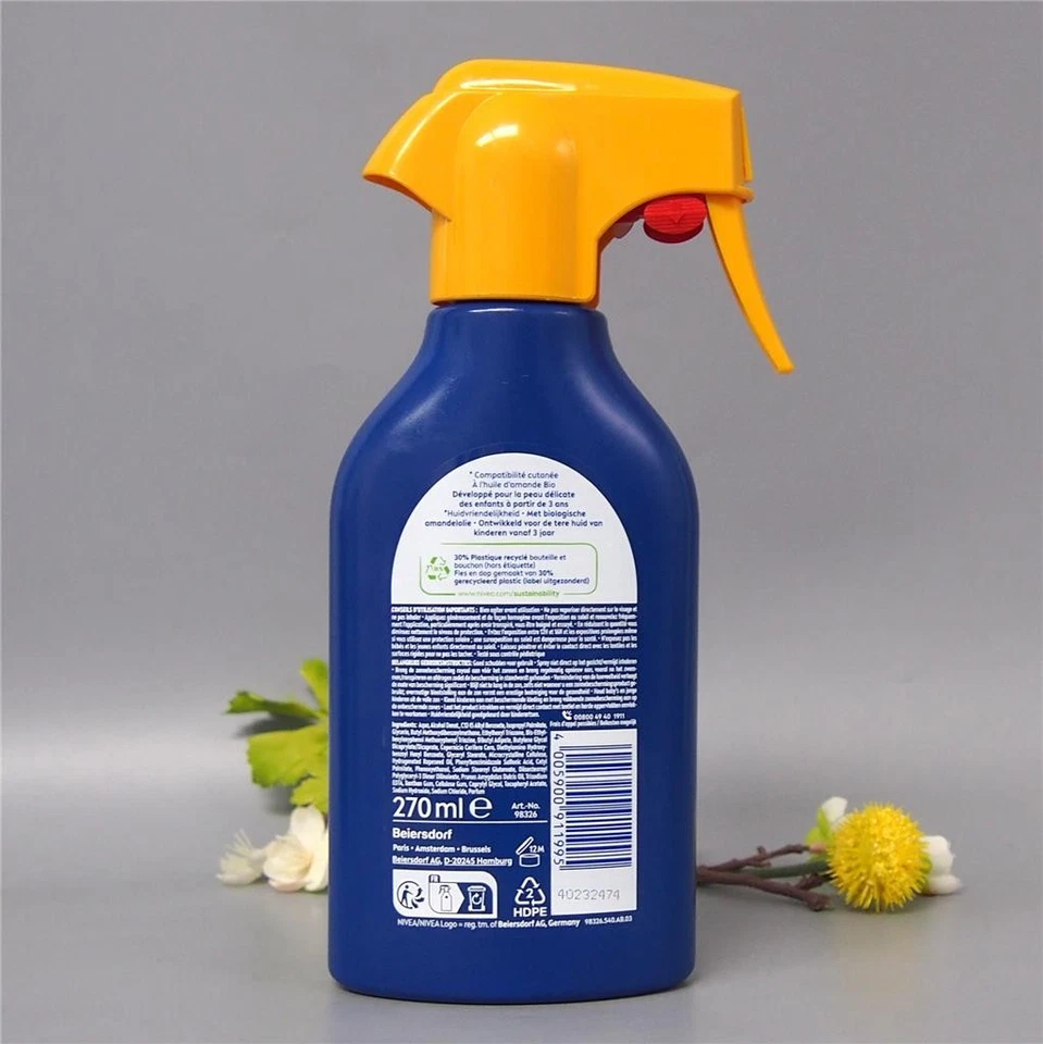 Bomba en spray protector solar Nivea Sun KIDS Protect & Hydrate SPF50+ 270 ml Foto 3 de 3