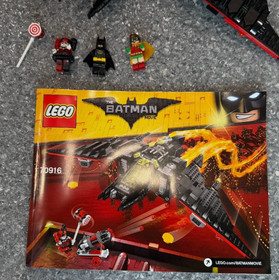 Lego The Batwing 70916 The Lego Batman Movie 100% Complete Set Harley Quinn 2017