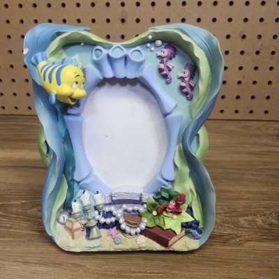 The Little Mermaid Disney  3-D Scene Picture Frame 4 x 6 VHTF RARE EUC!