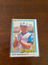 1981 Donruss - Jeff Burroughs #66 - FREE SHIPPING