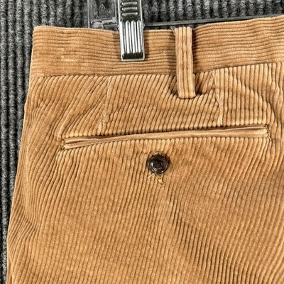 Polo Ralph Lauren Corduroy Pants Mens 34x30 Brown Chino Casual