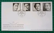 2022 In Memoriam HM Queen Elizabeth II Set on FDC St Georges Chapel Windsor Pmk
