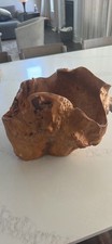 Vintage Walnut Burl Bowl Nature Edge Wood Bowl