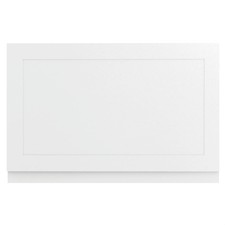 800mm Shaker Style End Bath Panel White