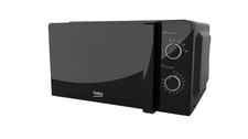 Beko Solo Microwave MOC20100BFB | Black Compact Design | 20L Capacity | 