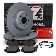 Zimmermann FORMULA F Bremsscheiben + Bel�ge + Sensor f�r BMW X3 G01 X4 G02 vorne
