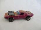 Hot Wheels 1974 Red Line Original Redlines Rodger Dodger Plum Body Metal Base