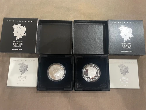 2023 PEACE DOLLAR BU & 2023 PEACE DOLLAR PROOF IN OGP!!!