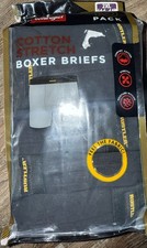 Rustler Wrangler  10-Pair Mens Boxer Briefs Underwear Cotton Blend A  2XL